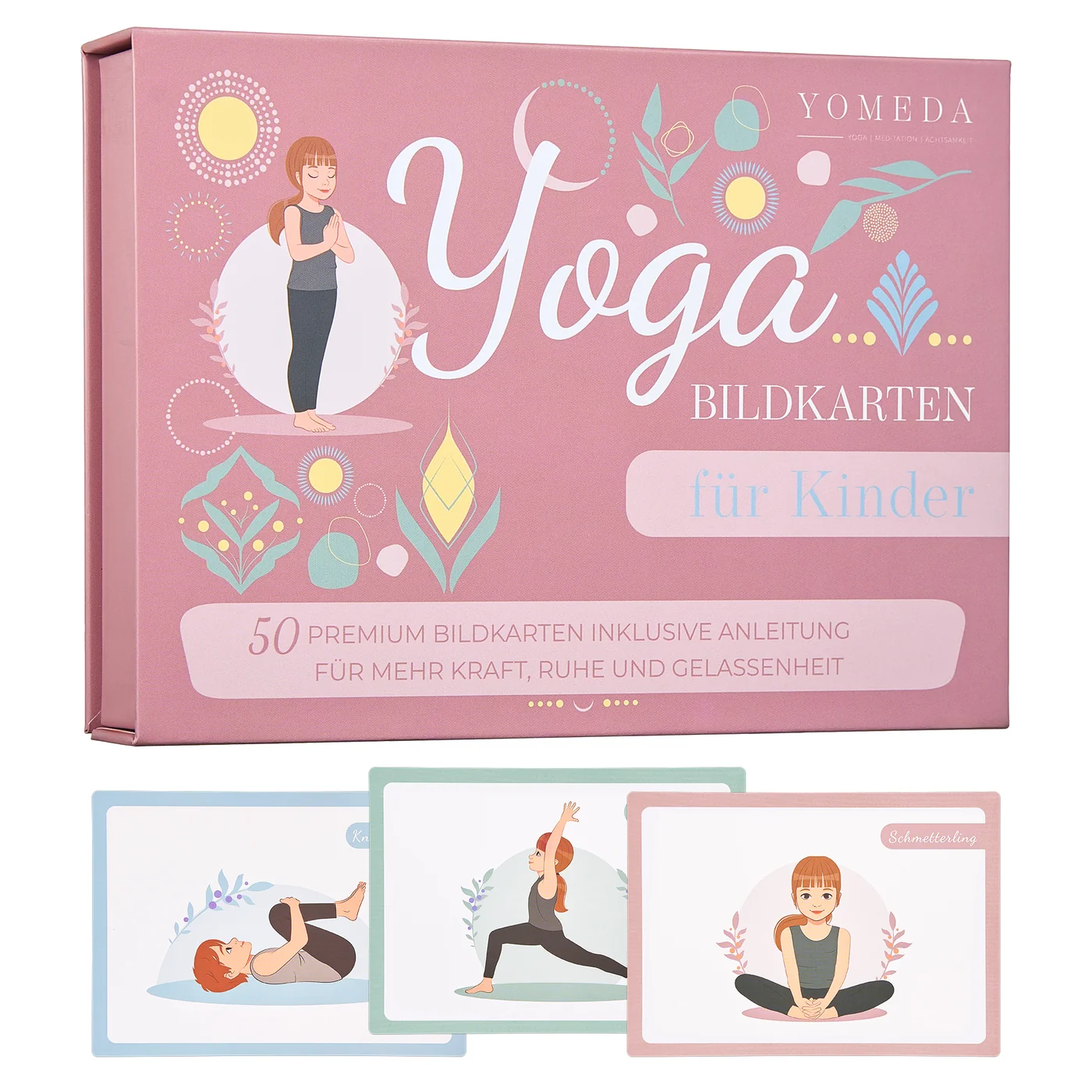 Yomeda Yogakarten – 50 Yoga-Übungen für Kinder